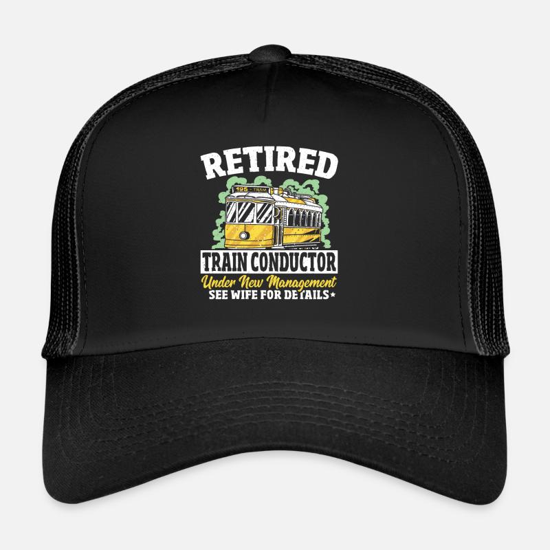 Lokführer im Ruhestand unter neuer Leitung Trucker Cap