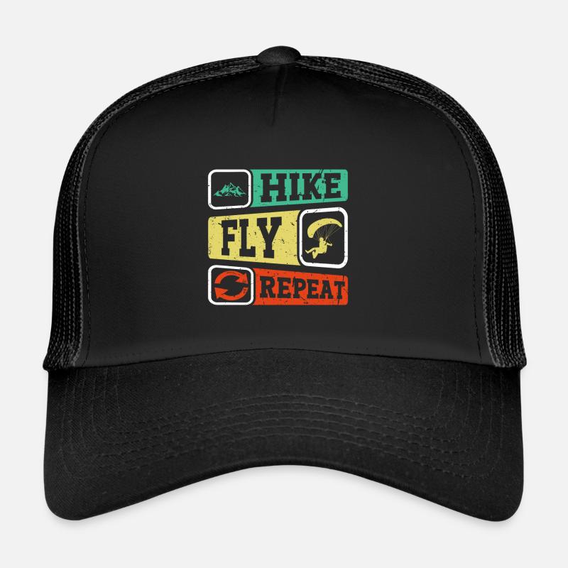Randonnée Fly Répéter Alpinisme Parapente Casquette trucker 
