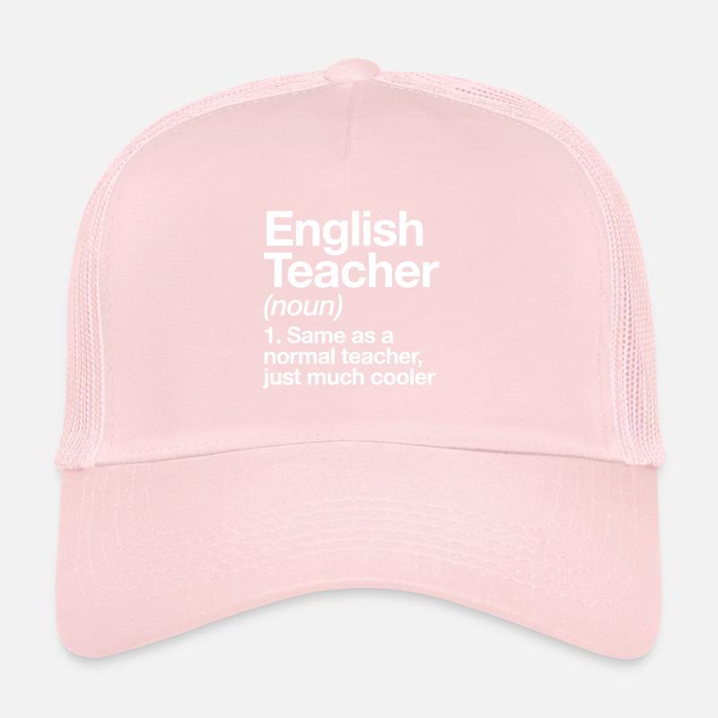 Englisch Lehrer Definition Lustig Zurück zur Schule Trucker Cap