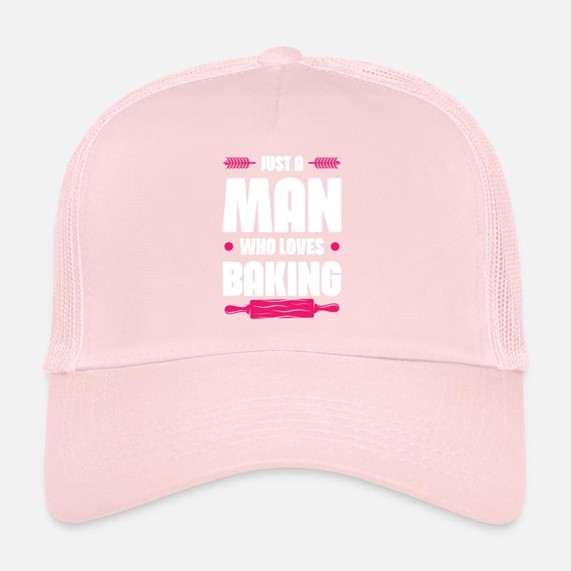 Man Loves Baking Trucker Cap