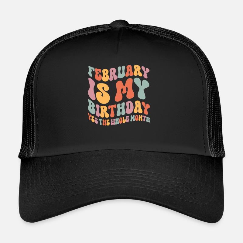 Février Anniversaire Casquette trucker 