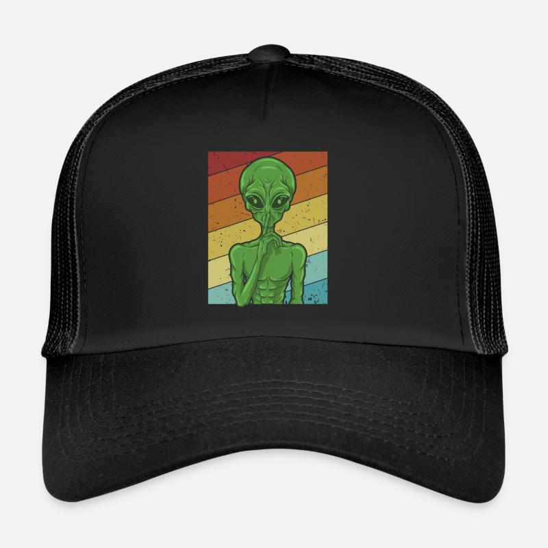 Ufo Conspiracy Außerirdischer Trucker Cap