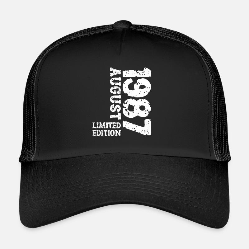 1987 Août Édition Limitée 36e Tenue d’anniversaire Casquette trucker 