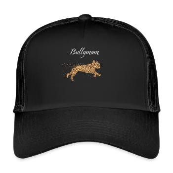 Bully Mom Chien bouledogue Français Races Chiens - Casquette trucker  - noir/noir - Devant