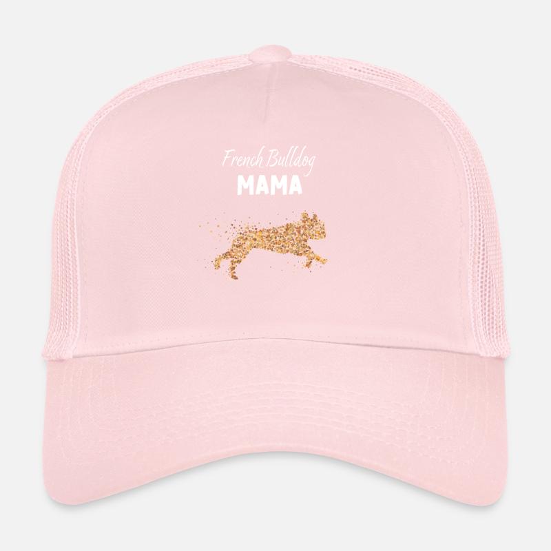 Bulldog Mama École de Bouledogue Français Casquette trucker 