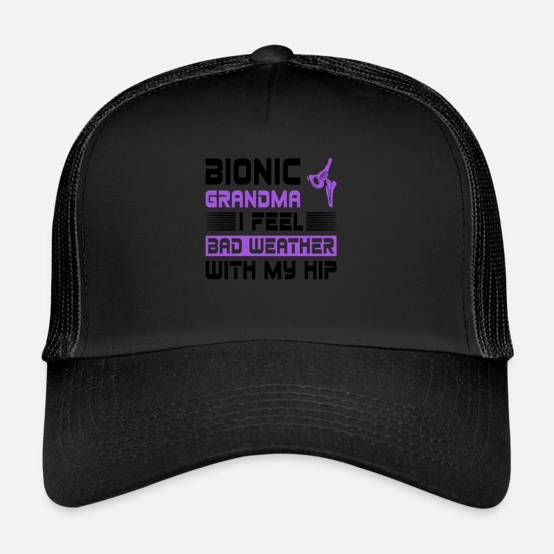 umgebautes hüfte-oma-design für eine oma nach einer Trucker Cap