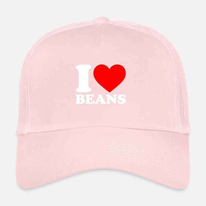 J’adore les haricots Casquette trucker 