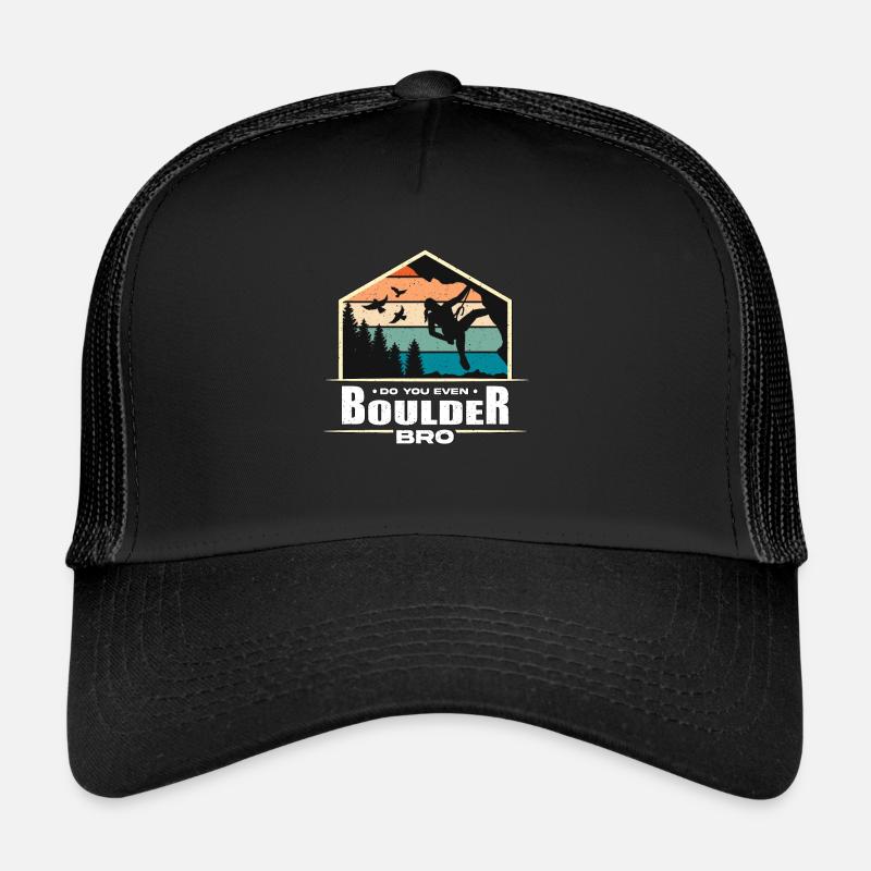 Indoor Climbing Do You Even Boulder Bro Bouldering Trucker Cap