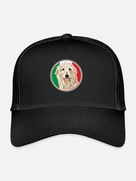 Maremma Abruzzo German Shepherd Maremmano Abruzzese - Trucker Cap - black/black - Front