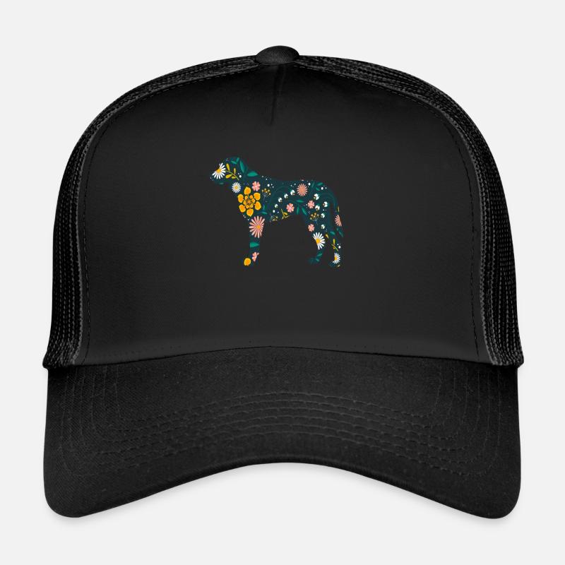 Kangal-schäferhund-hundehunderasse Mit - Trucker Cap - Schwarz/Schwarz