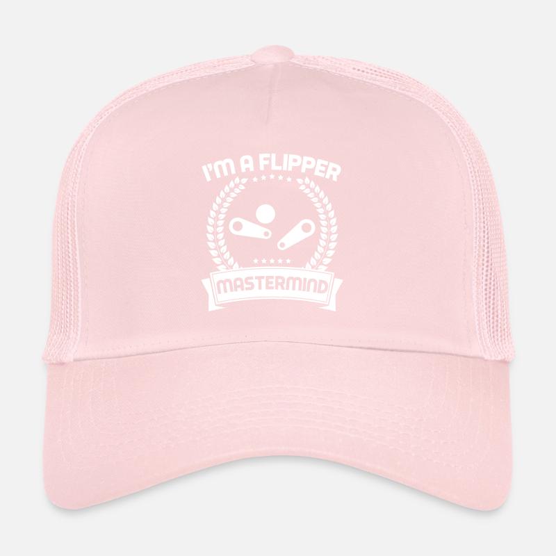 I ́m A Flipper Mastermind Pinball Player GIft Idea Trucker Cap