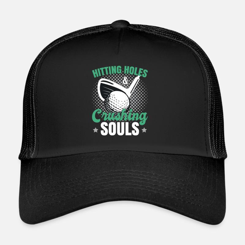Frapper des trous écrasant les âmes Casquette trucker 