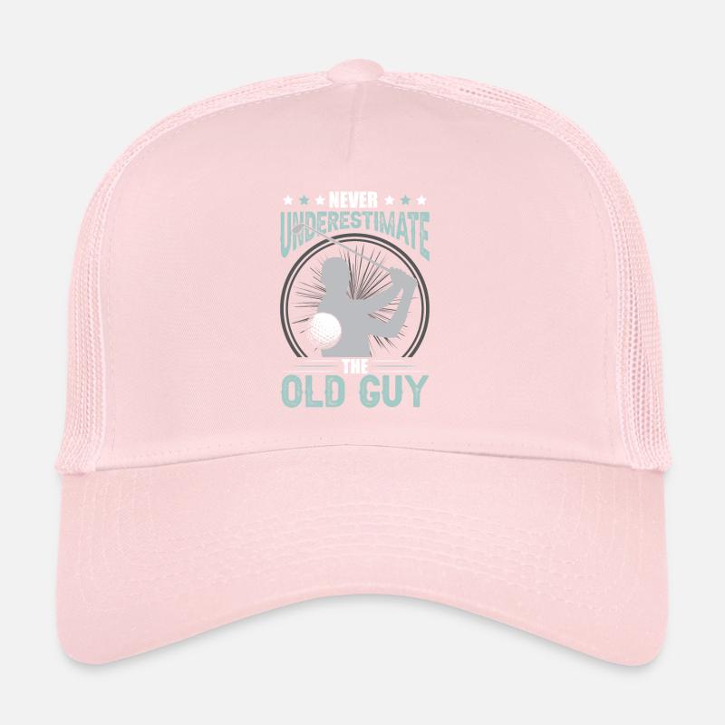 Funny Golf Lover Men Golfing Trucker Cap