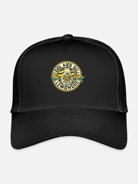 Cool Kids vend des amateurs de limonade - Casquette trucker  - noir/noir - Devant