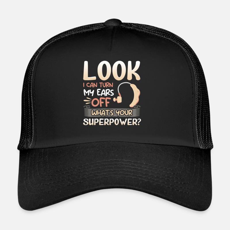 Deaf Pride ASL - Trucker Cap - black/black