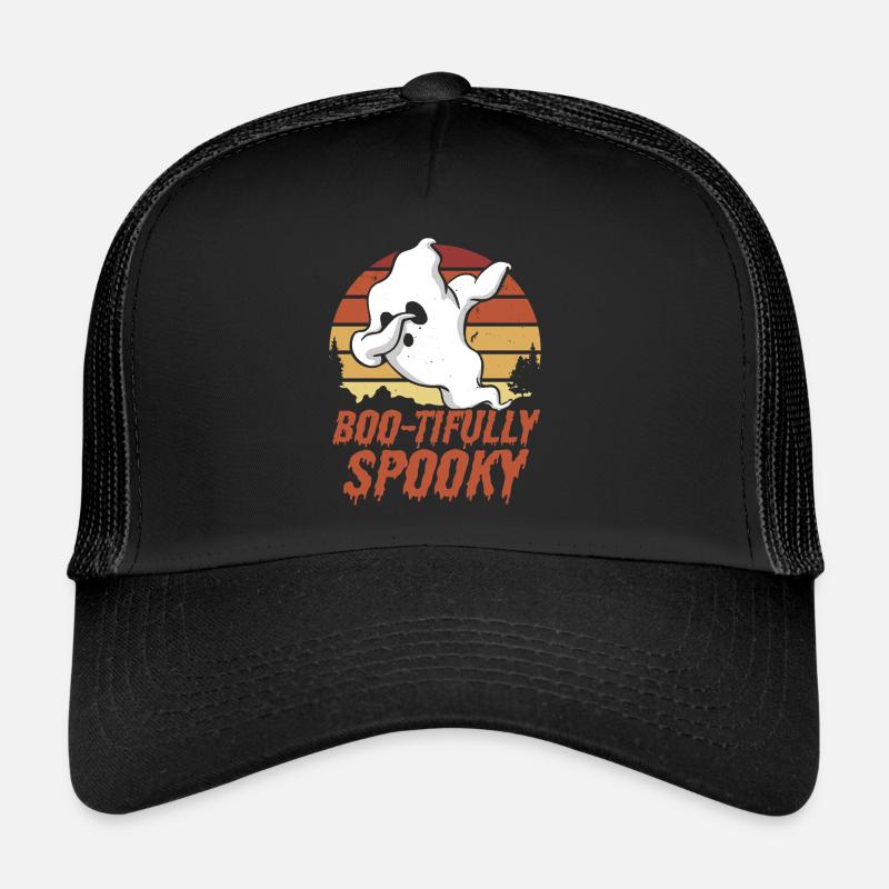 Mignon fantôme effrayant Halloween Casquette trucker 