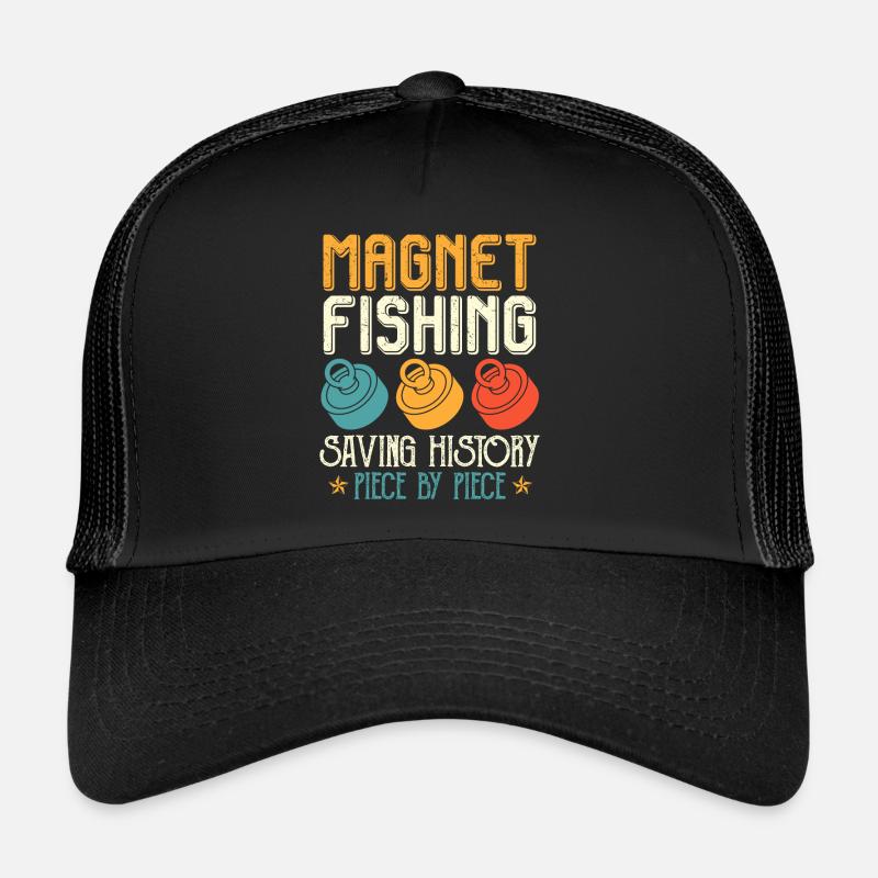 Magnetfischen Saving History Magnetfischer Trucker Cap