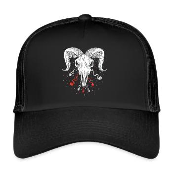 Cologne Cologne Confetti Goat Soccer Rut Wiess - Trucker Cap - black/black - Front