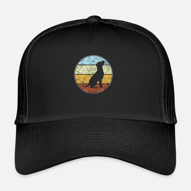 Chien Rétro Casquette trucker 