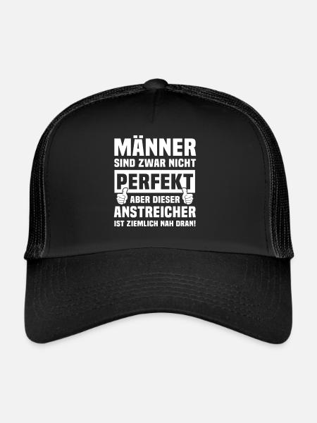 Anstreicher - Trucker Cap - Schwarz/Schwarz