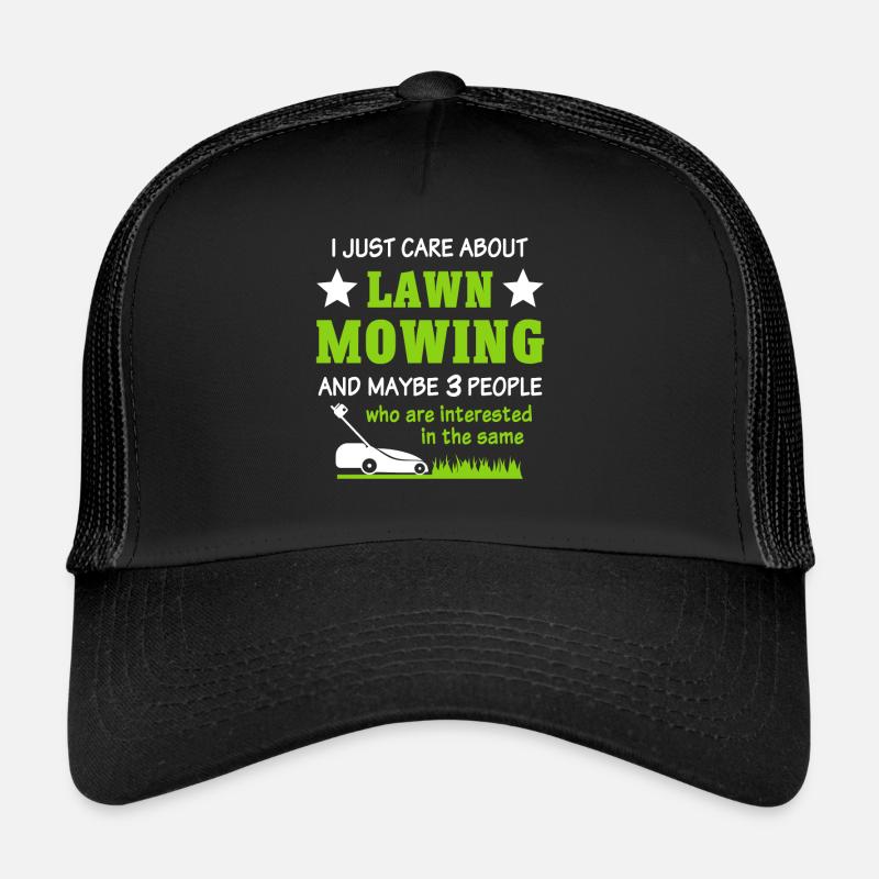 Rasenmäher Rasen Mähen Trucker Cap