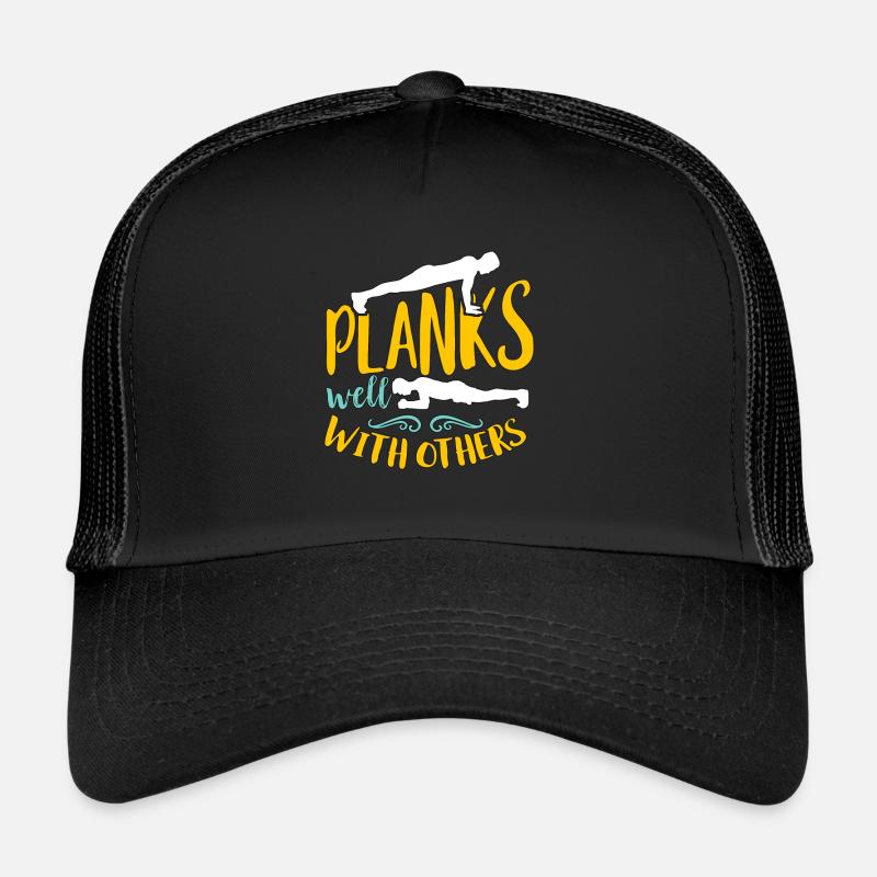 Pilates Planches bien avec les autres instructeur de Pilates Casquette trucker 