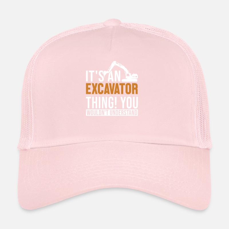 C’est une chose de pelle hydraulique Grue sur chenilles à cycle d’utilisation Casquette trucker 