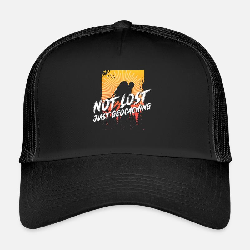 Pas perdu - juste le géocaching - geocaching Casquette trucker 