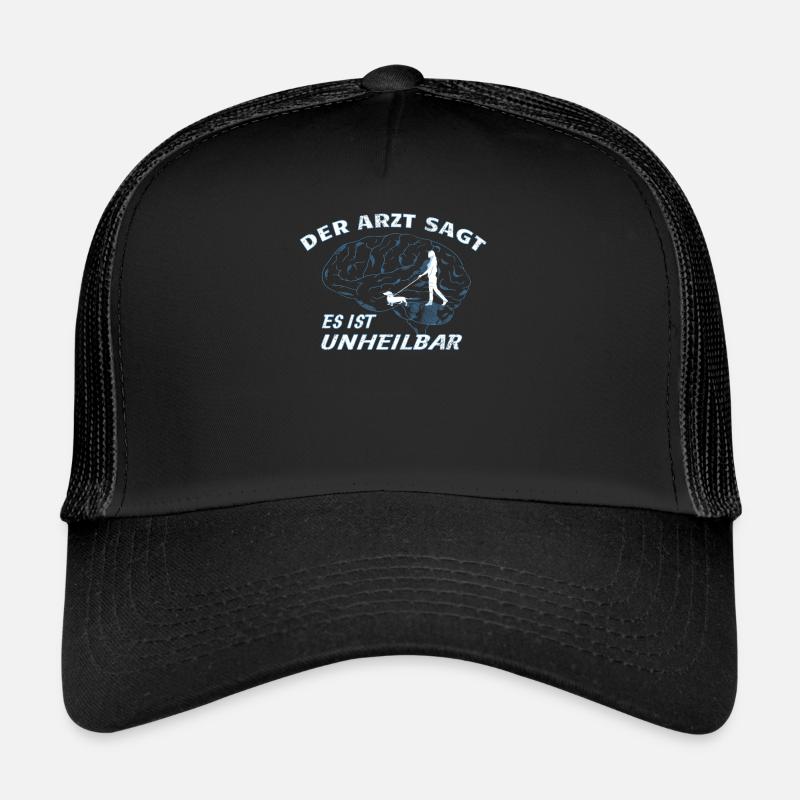 Hund Dackel Hundebesitzer Geschenkidee Trucker Cap