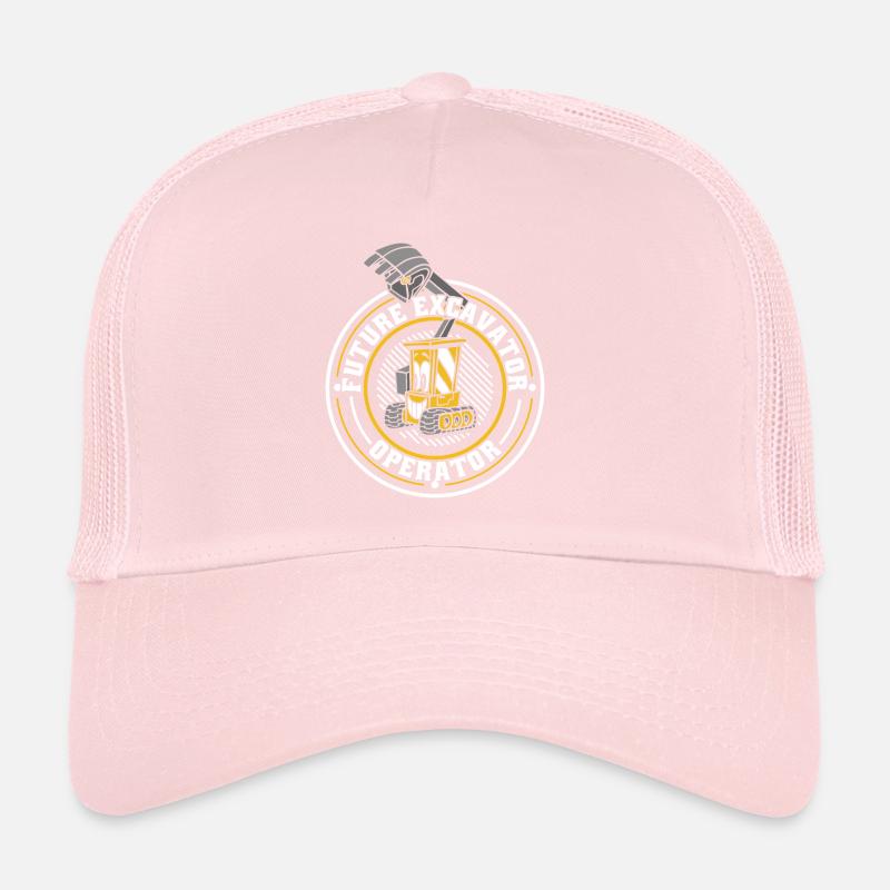 Future Excavator Operator Excavator Duty cycle Crawler Grue sur chenilles Casquette trucker 