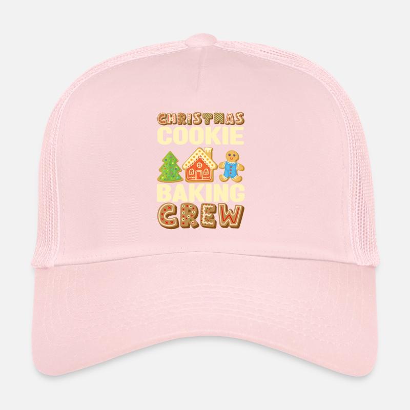 Équipe de cuisson de biscuits de Noël traditionnelle Casquette trucker 