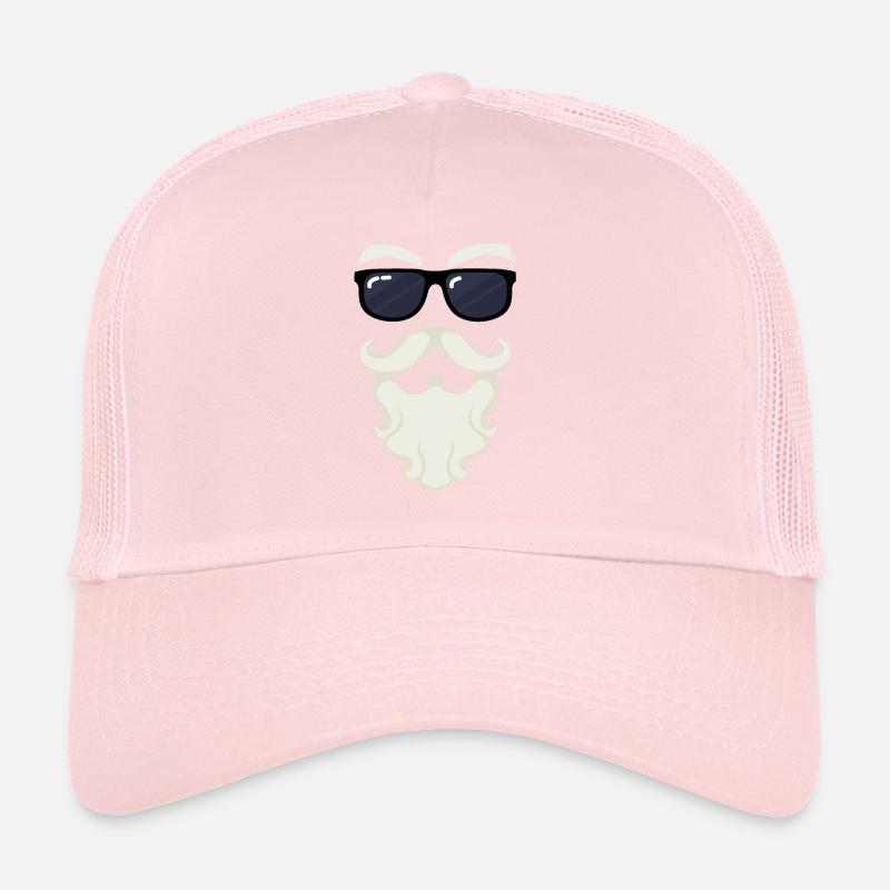 Hipster Weihnachtsmann Bart Lustig Coole Trucker Cap