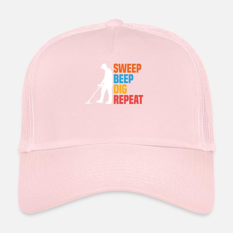 Détecteur de métaux à sondage amusant Casquette trucker 
