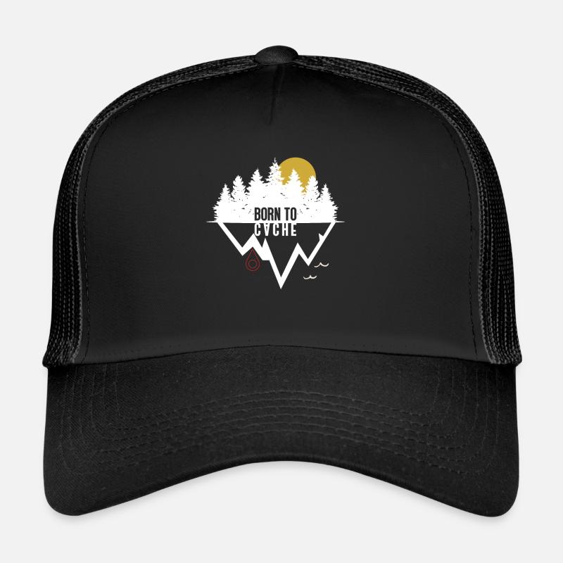 Born to cache - Geocaching Geocacher Trucker Cap