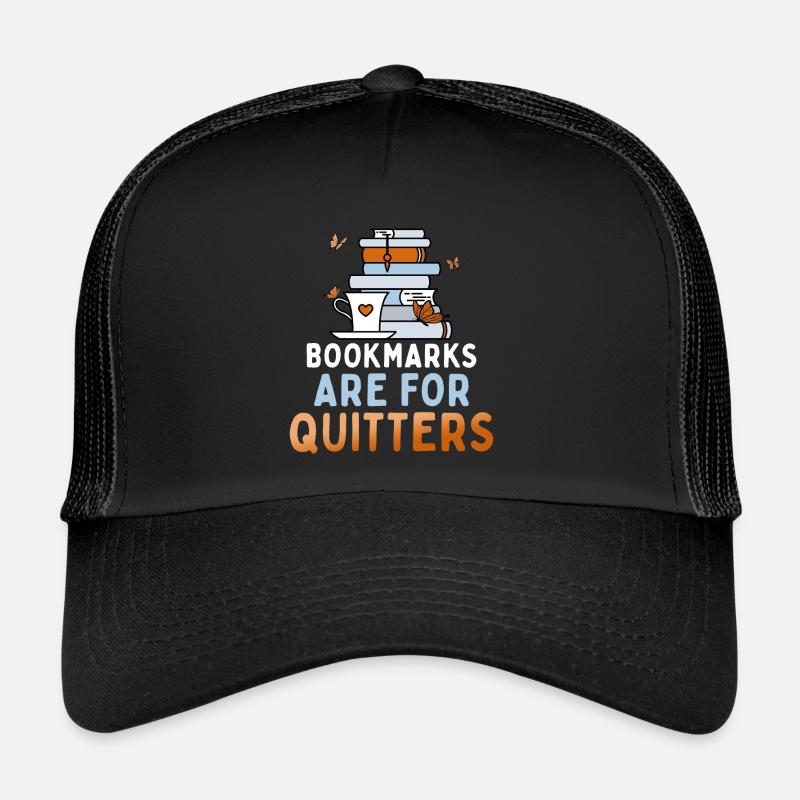 Bookmarks are funny for slackers Trucker Cap