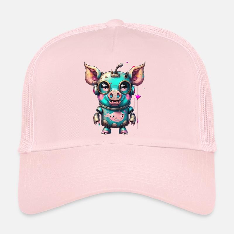 Cochon robot Casquette trucker 