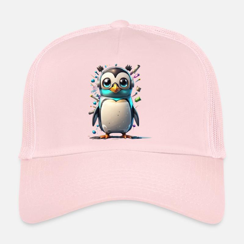Roboter Pinguin Trucker Cap