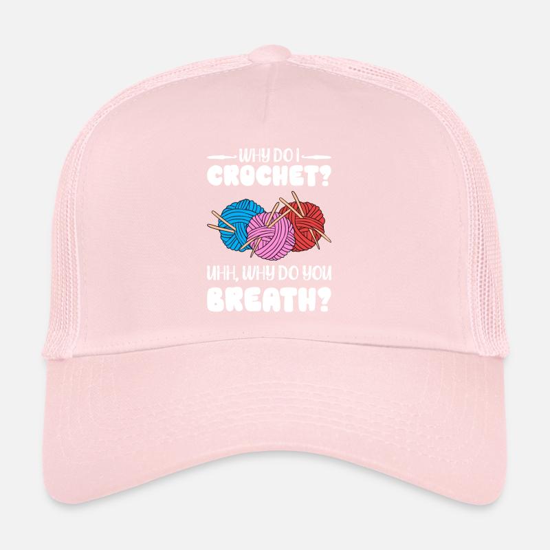 Pourquoi je crochete euh, pourquoi respirez-vous Casquette trucker 
