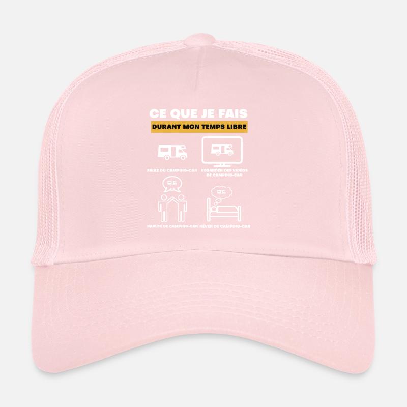 camping car durant temps libre Casquette trucker 