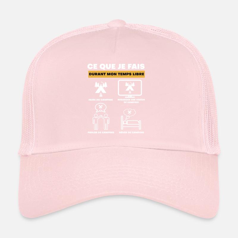 camping durant temps libre Casquette trucker 