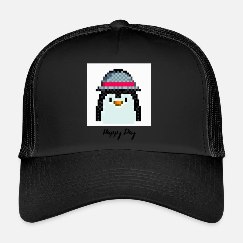 Happy day penguin Trucker Cap