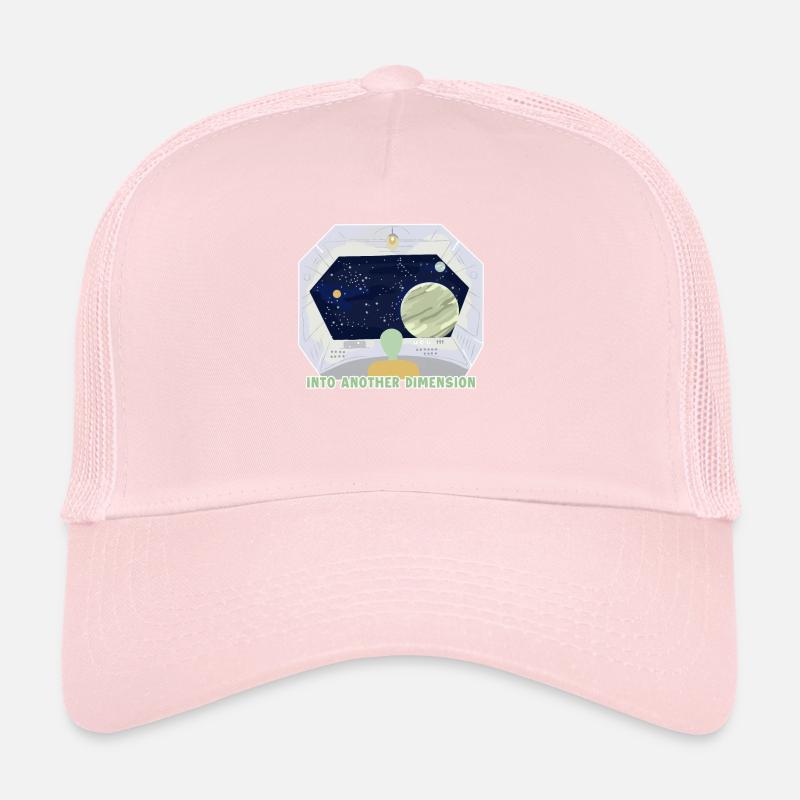 Into Another Dimension Alien UFO Trucker Cap