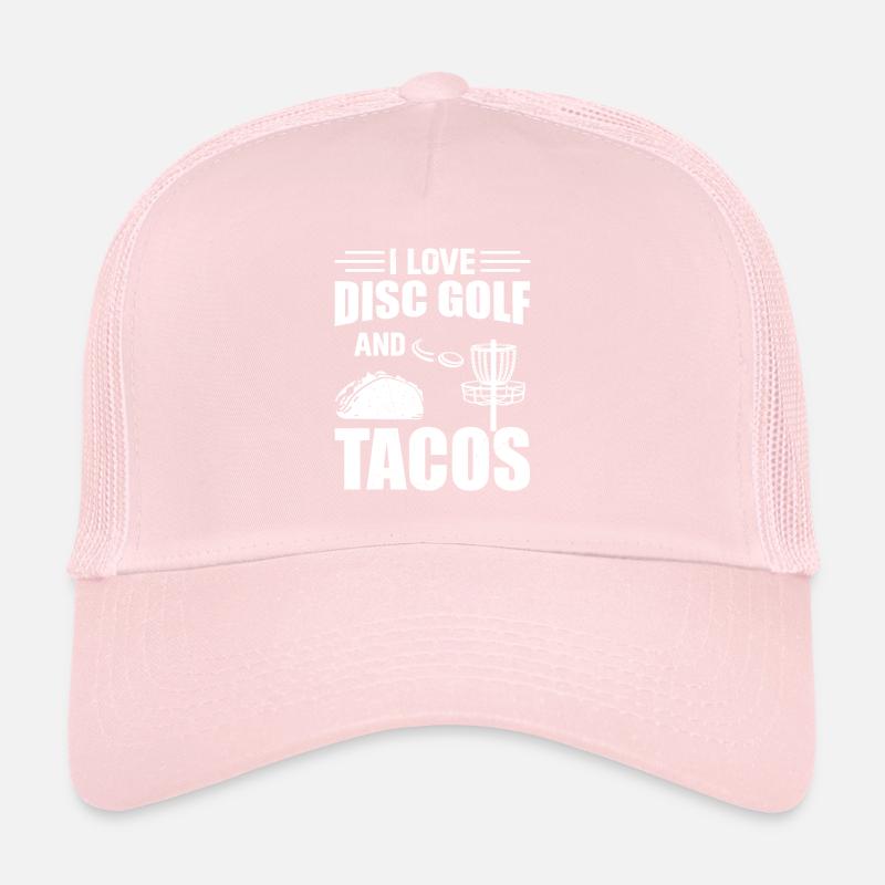 I Love Disc Golf And Tacos - Disc Golf Player Disc Casquette trucker 