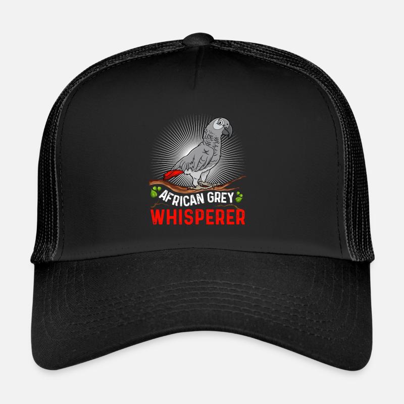African Grey Whisperer Grey Parrot Whisperer Trucker Cap