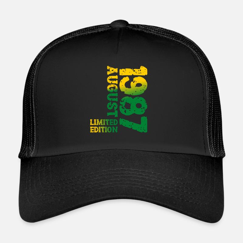 1987 Août Édition Limitée 36e Tenue d’anniversaire Casquette trucker 