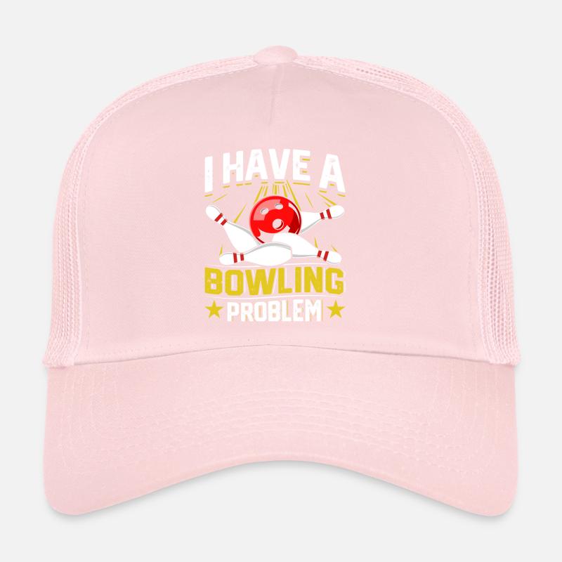 Bowlingspieler J’ai un Bowling Problem Bowler Casquette trucker 