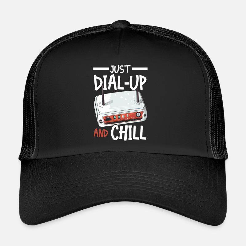 Connexion Internet commutée Blagues informatiques des années 90 Casquette trucker 