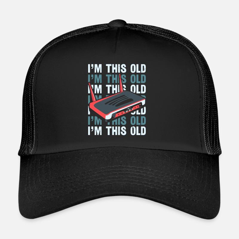 Connexion Internet commutée Blagues informatiques des années 90 Casquette trucker 
