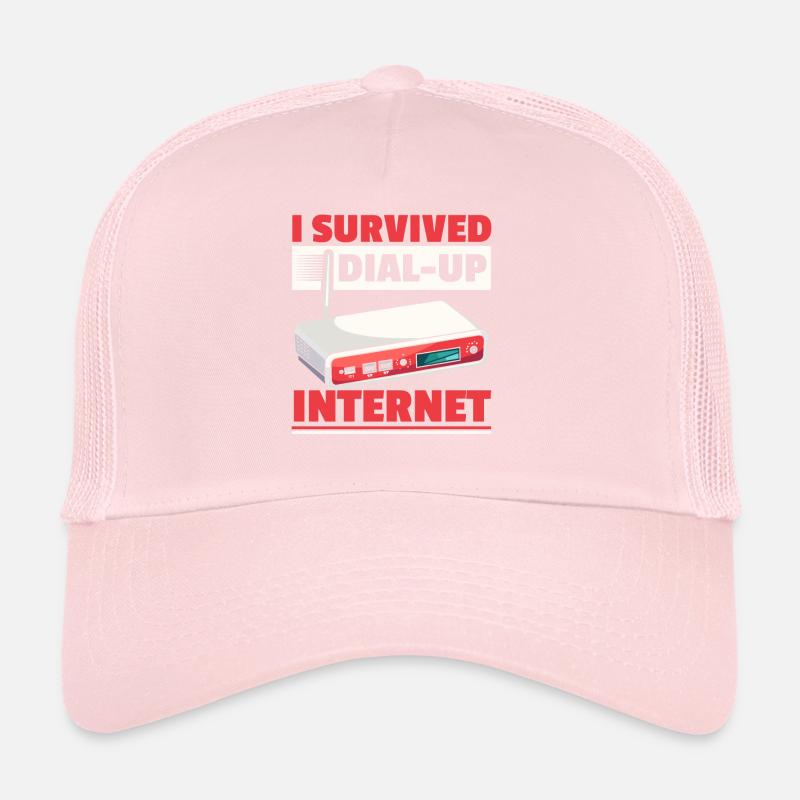 Connexion Internet commutée Blagues informatiques des années 90 Casquette trucker 