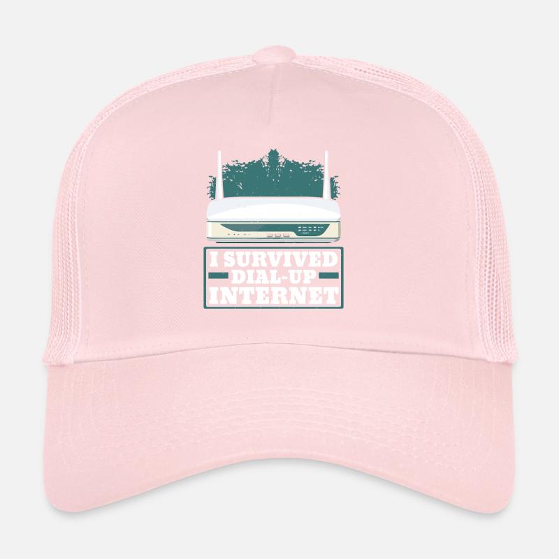 DFÜ-Internetverbindung 90er Computerwitze Trucker Cap